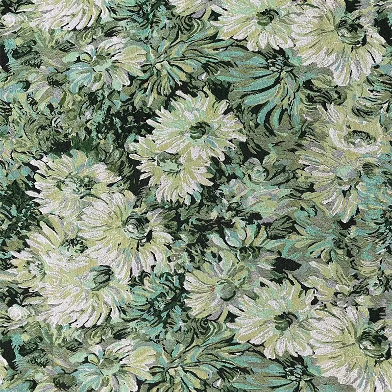 2025 Monet's Gardens New Brocade Jacquard Fabric Luxury