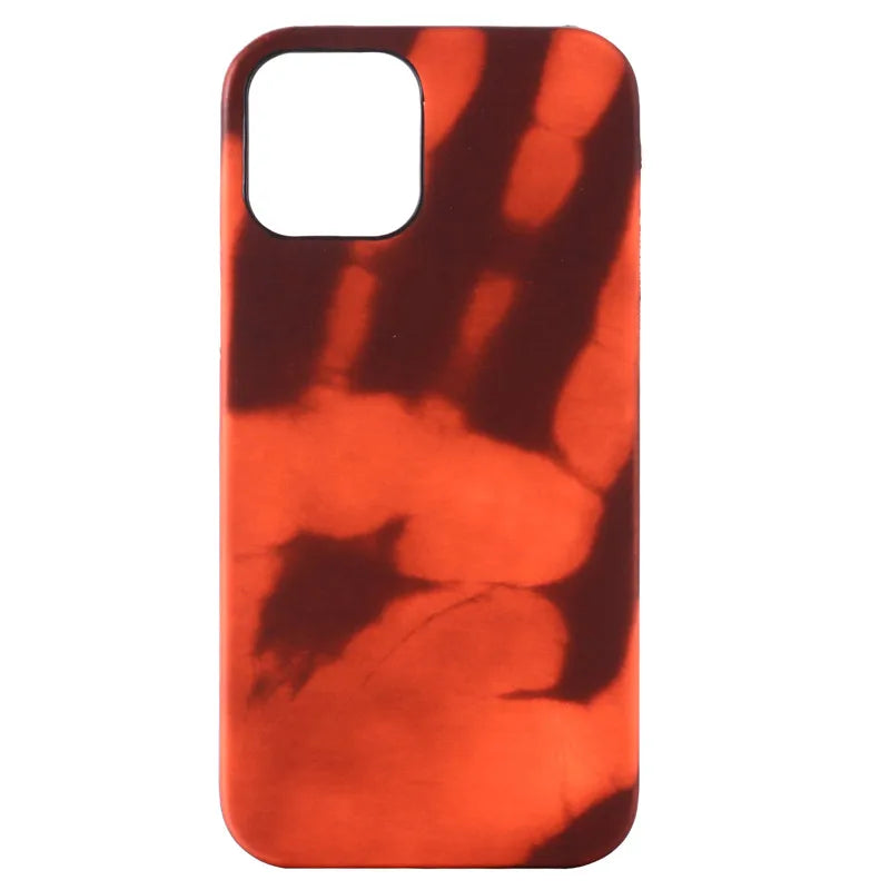 Temperature Color Changing Phone Case for iPhone 17 16 15 14 13 Pro Max, Thermal Reactive Heat Sensitive Cover