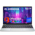 NEW Core I9-10980HK Laptop 16GB RAM 1/2TB SSD Portable Laptops 14.1-inch Windows 11 Pro Notebook Computer Office Gaming