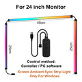 Smart Ambient TV PC Display Sync Computer Monitor Backlight LED Strip Light RGB Smart DIY Game Holiday Atmosphere Decor Lamp