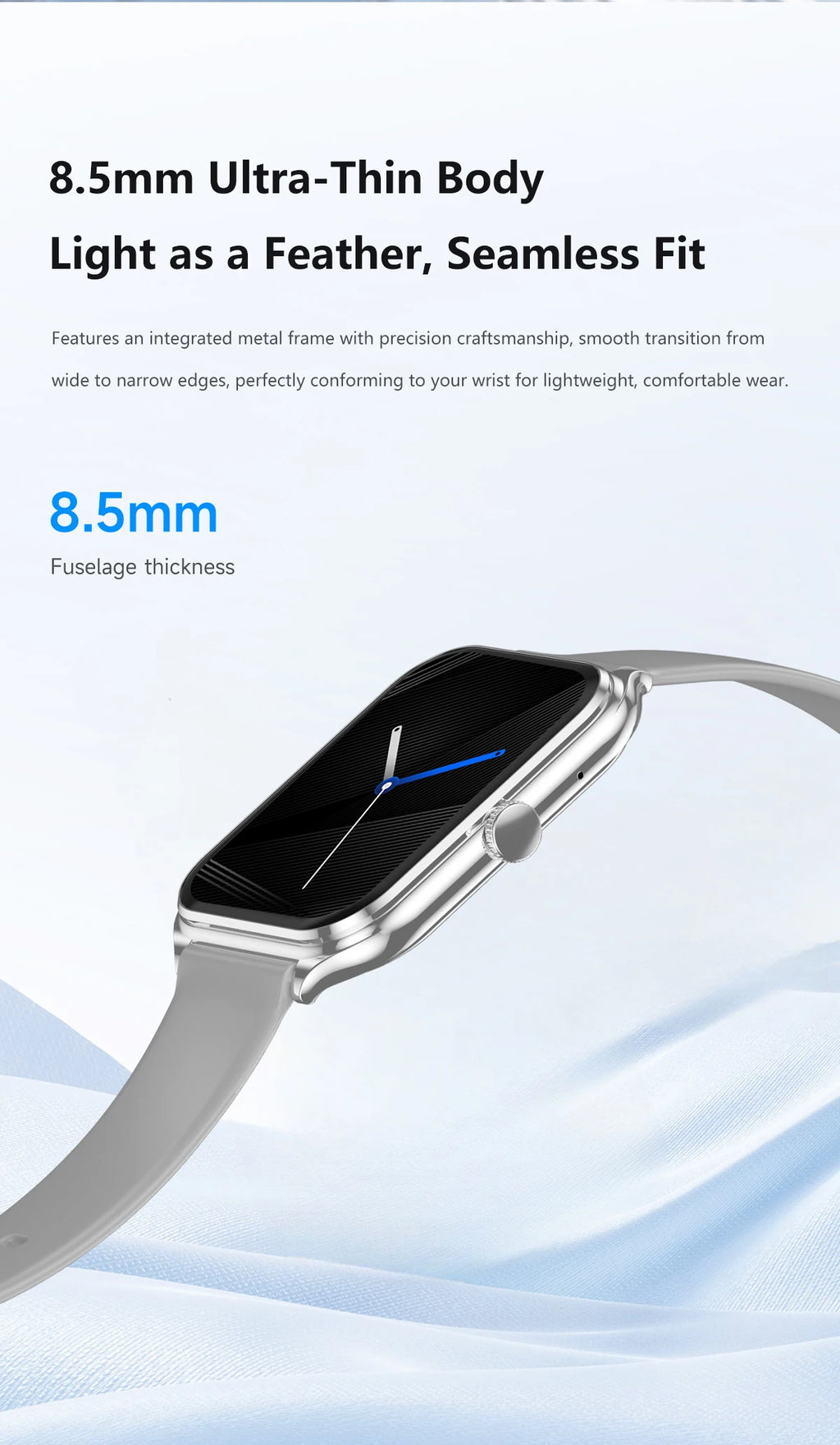 2026 1.95-inch Ultra Smart Watch For Men Women 300mAh High Capacity Battery Outdoor Sports Fitness Health Monitoring Smartwatch