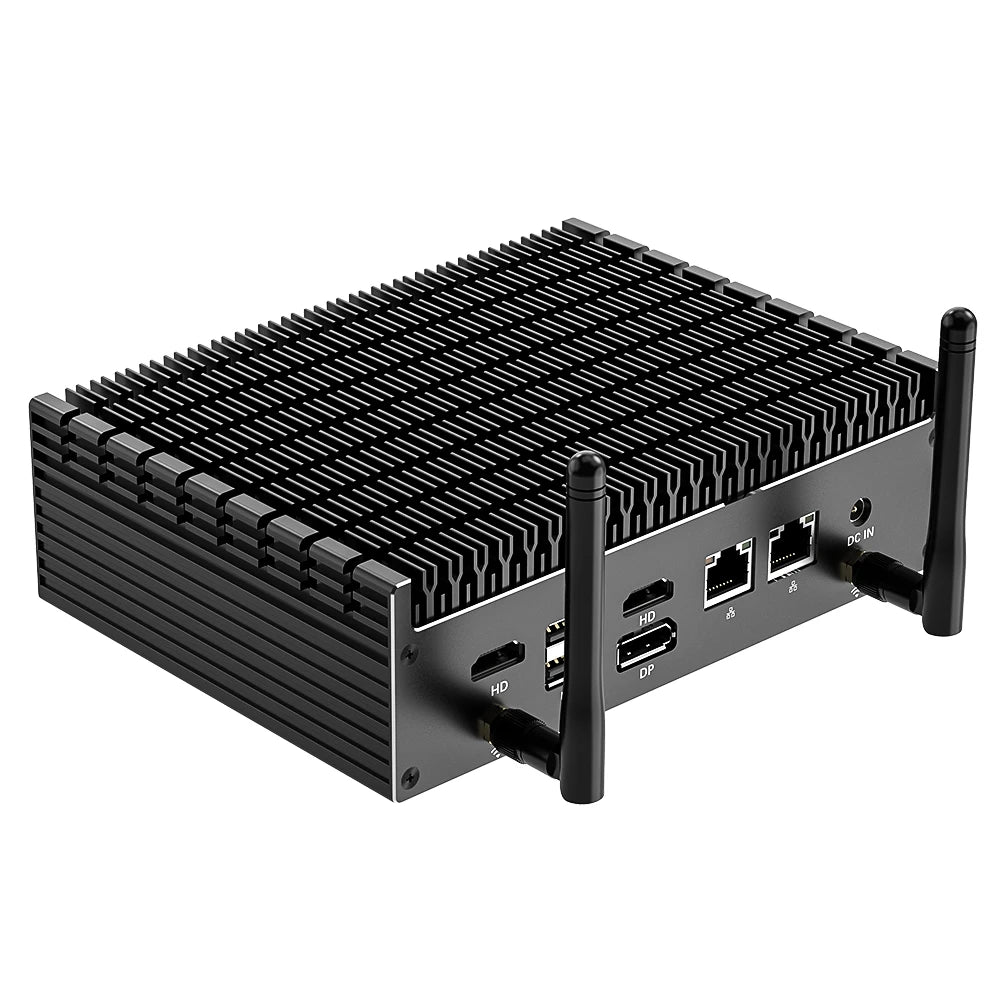 13th Gen i7 1355U i5 1335U Fanless Intel Mini PC 2*2.5G LAN PCIE4.0 DDR4 Tunderbolt 4 eGPU Desktop PC Gamer Mini Computer WiFi6
