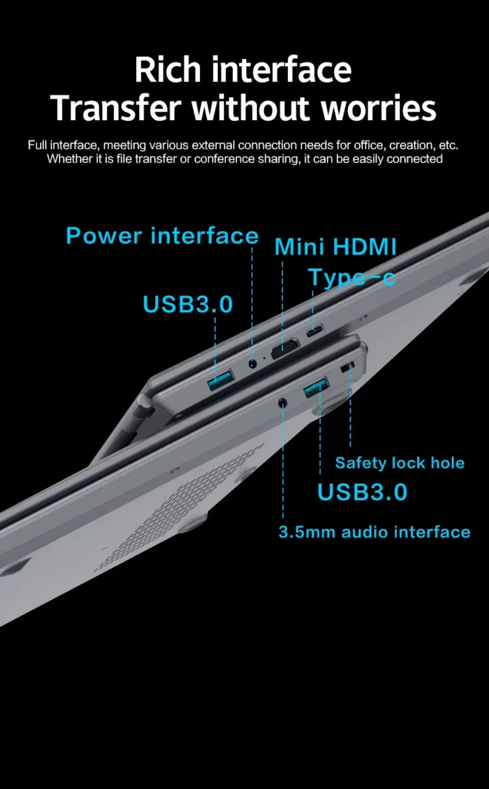15.6+7inch Dual Screen Laptop Intel N150 Windows 11  32GB DDR4 512G/1TB/2TB M.2 2280 SSD WIFI BT Double Screen Laptop Computer