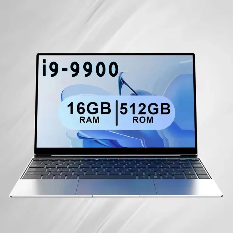2026 Solid 14.1" Ultra Slim Laptop Intel Core i9-9900 2TB M.2 SSD 32GB RAM Windows 11 Pro Home Study Computer