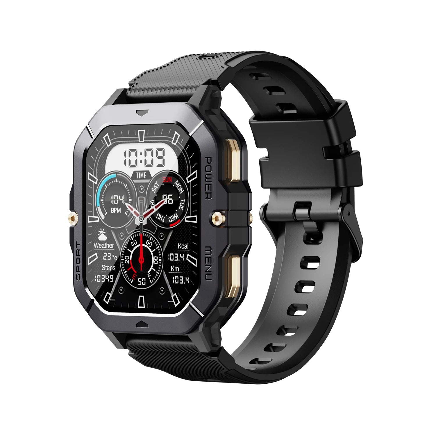 Smart Watch For Men 100+ Sports Modes,Activity Tracker with Heart Rate/SpO2/Sleep Monitor,1 ATM Waterproof  For Andriod IOS