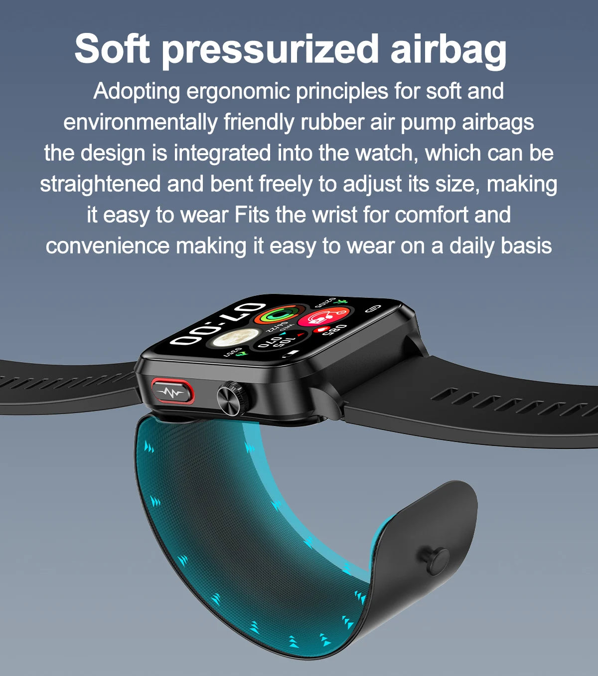 2026 New Smart Watch air Pump ECG True Accurately Blood Pressure Airbag health watch Uric Acid Blood Lipids watch men waterproof