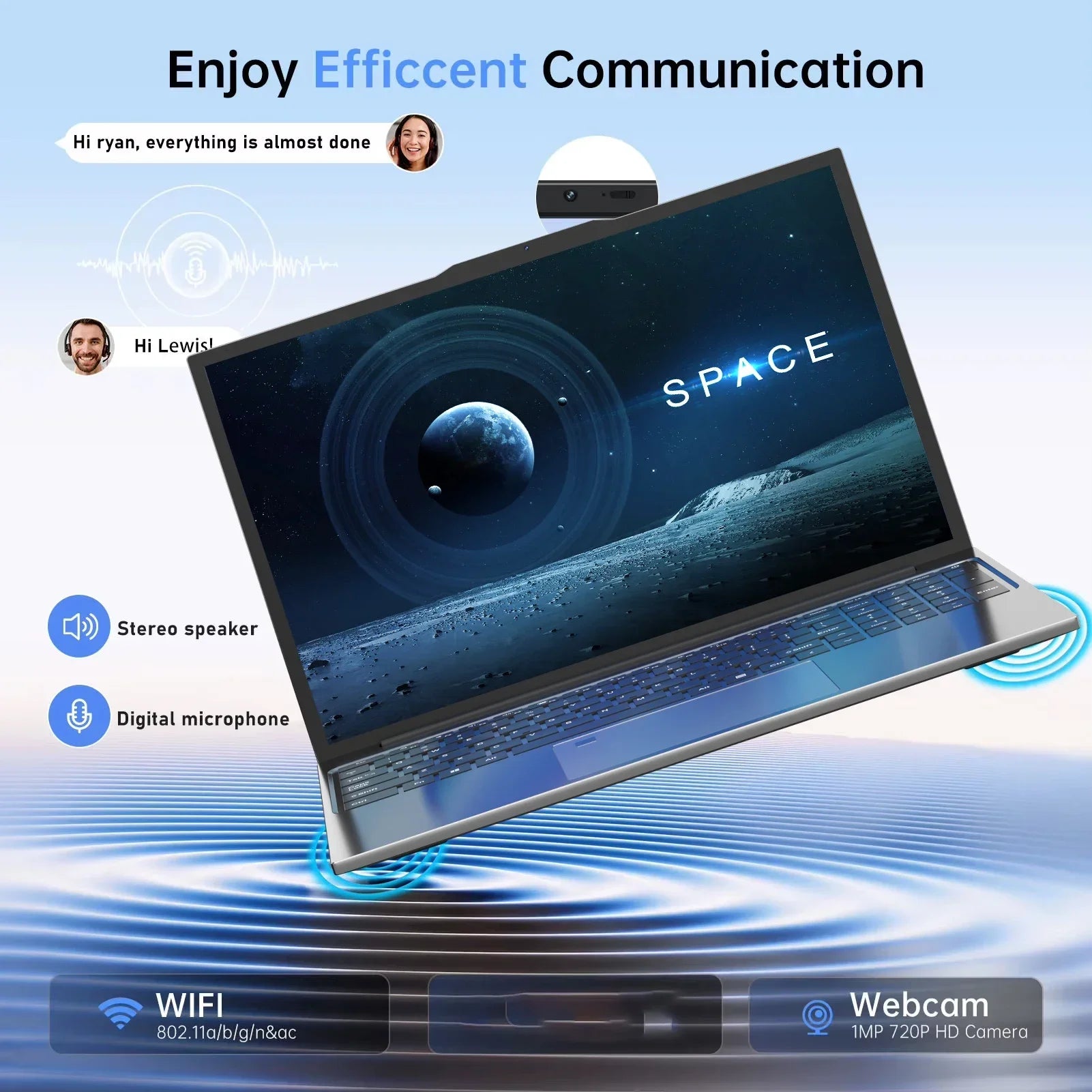 Core I9-10980 Office Laptop | 16GB RAM | 1TB 2TB SSD | 1080P FHD | Fingerprint Unlock | Ideal for Everyday Office Work and Study