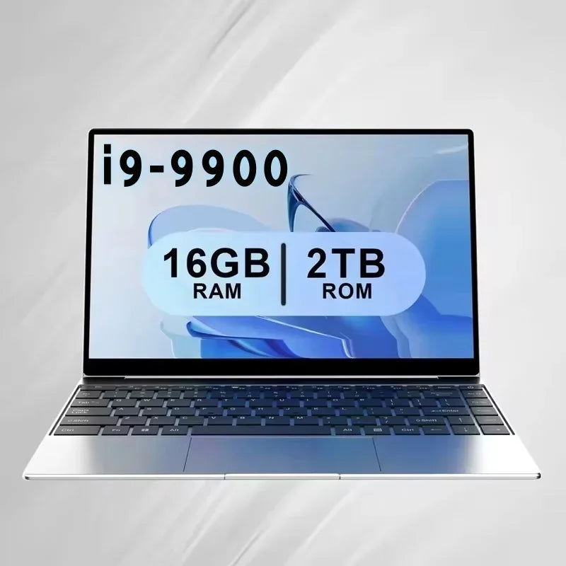 2026 Solid 14.1" Ultra Slim Laptop Intel Core i9-9900 2TB M.2 SSD 32GB RAM Windows 11 Pro Home Study Computer