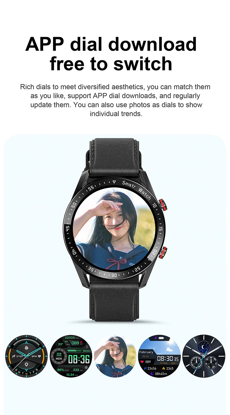 2026 New Electronic Smartwatch Waterproof Sports Watch Wrist Smart Watches for Man Women Fitness Tracker Clock for IOS Android
