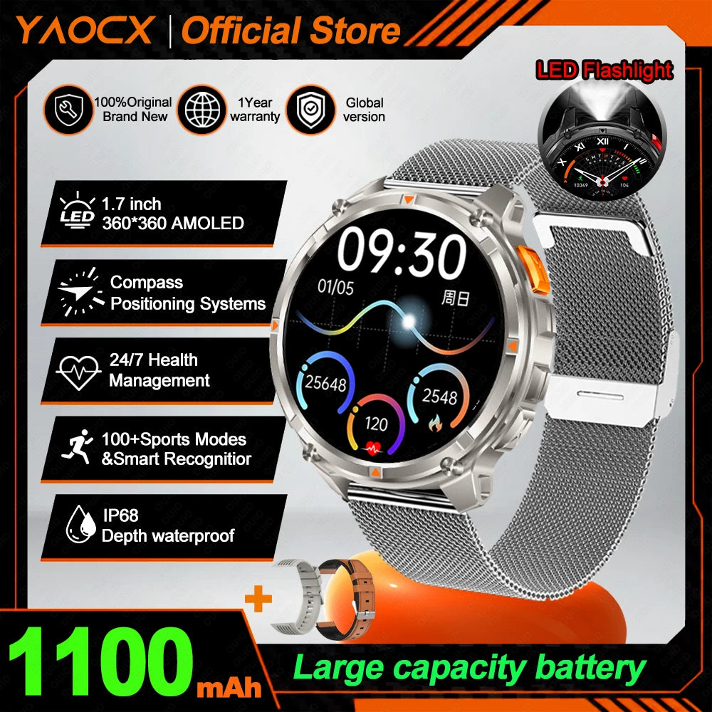 Smart Watch IP68 Waterproof Alarm Clock Reminder Music Control Breathing Training Exercise Mode Health Monitoring Smart Watch