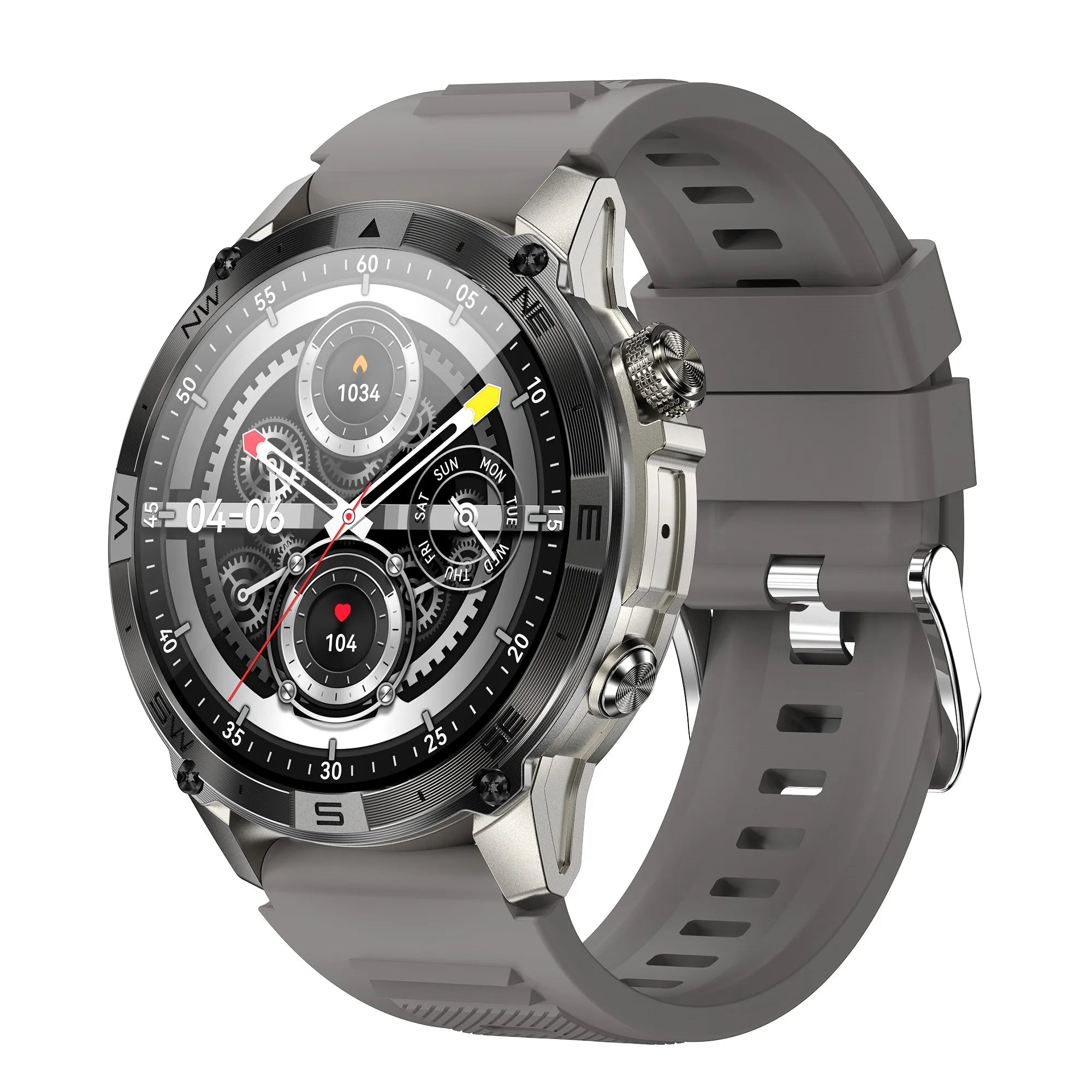 Smart Watch 2026 For Android IOS GPS Compass Sports Smart Watches For Man Women HD AMOLED Bluetooth Call Waterproof Smartwatch