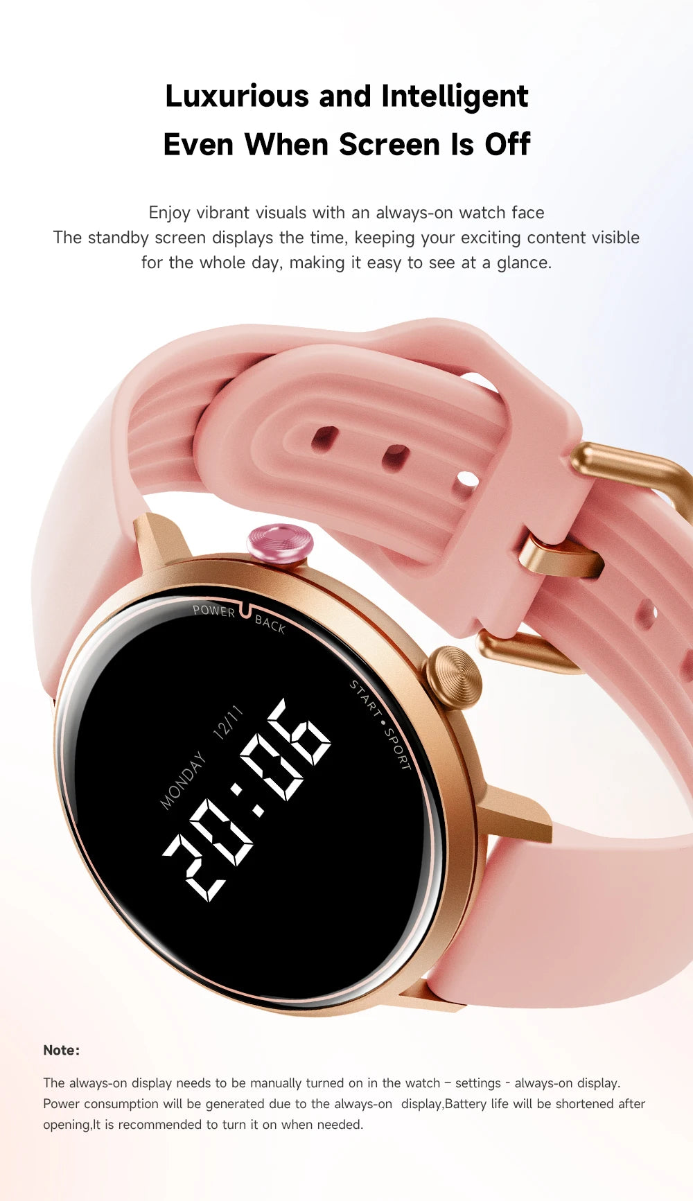 Smart Watch for Lovers, Outdoor Sports Matching, Message Notifications Deep Waterproof All-day Health Monitoring Valentine's Day
