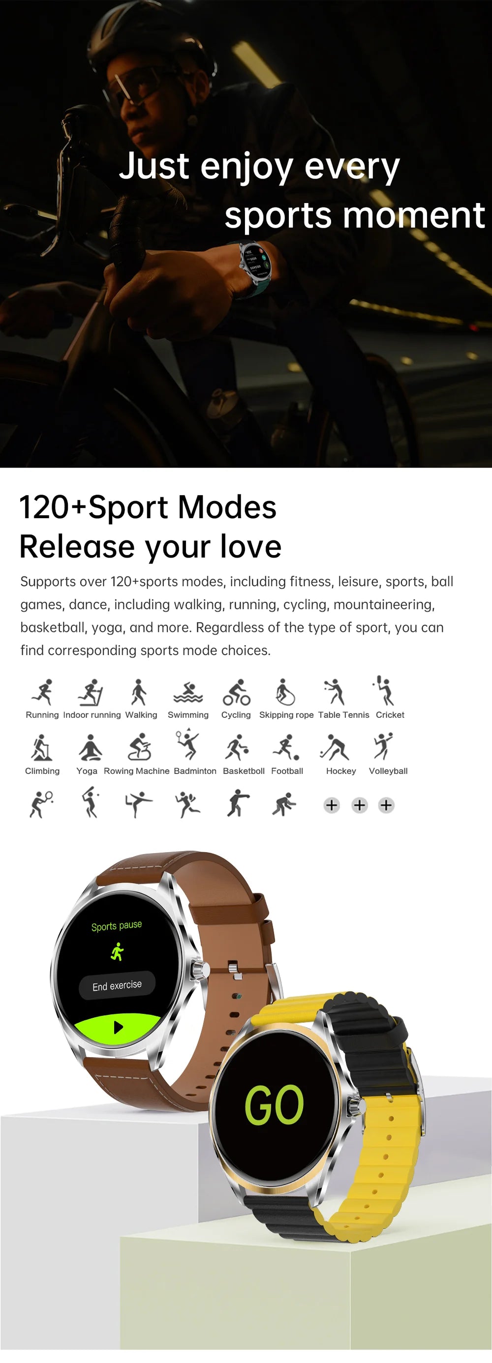 Smart Watch  6.5mm Ultra - Thin 1.43" AMOLED Screen Bluetooth Call 120+ Sports Modes for Daily & Sports