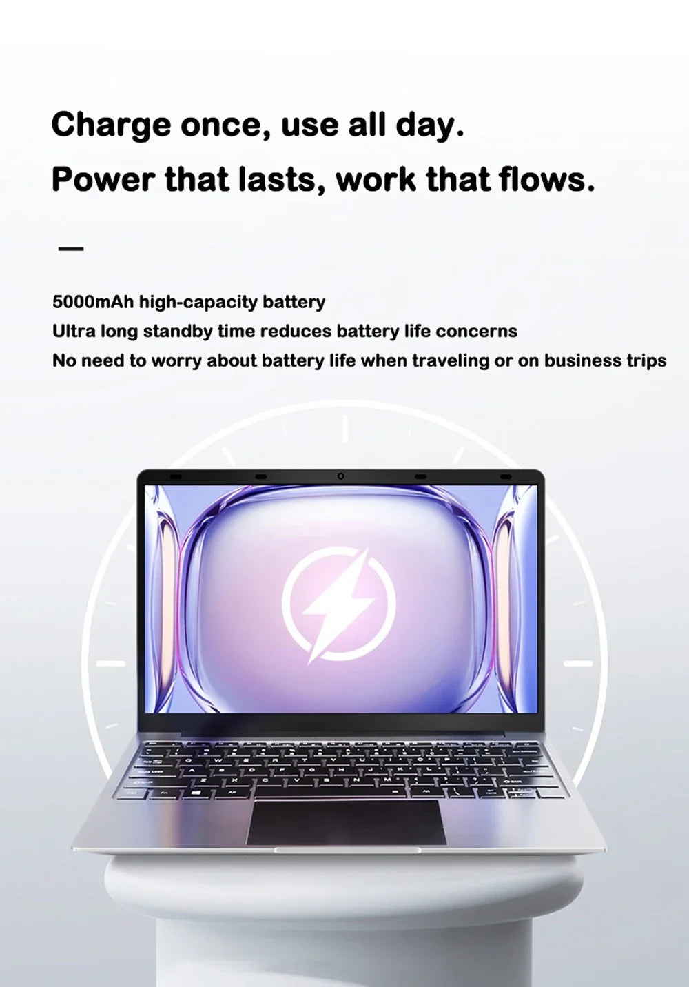 14.1 Inch Office Laptop Intel I9-9900 High Performance CPU 16GB RAM 2TB SSD Portable Business Notebook Windows 11 System