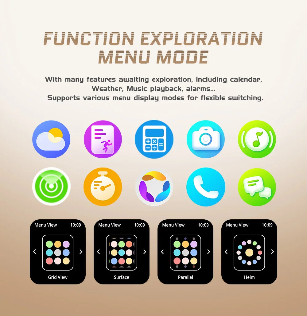 Smart Watch For Men 100+ Sports Modes,Activity Tracker with Heart Rate/SpO2/Sleep Monitor,1 ATM Waterproof  For Andriod IOS