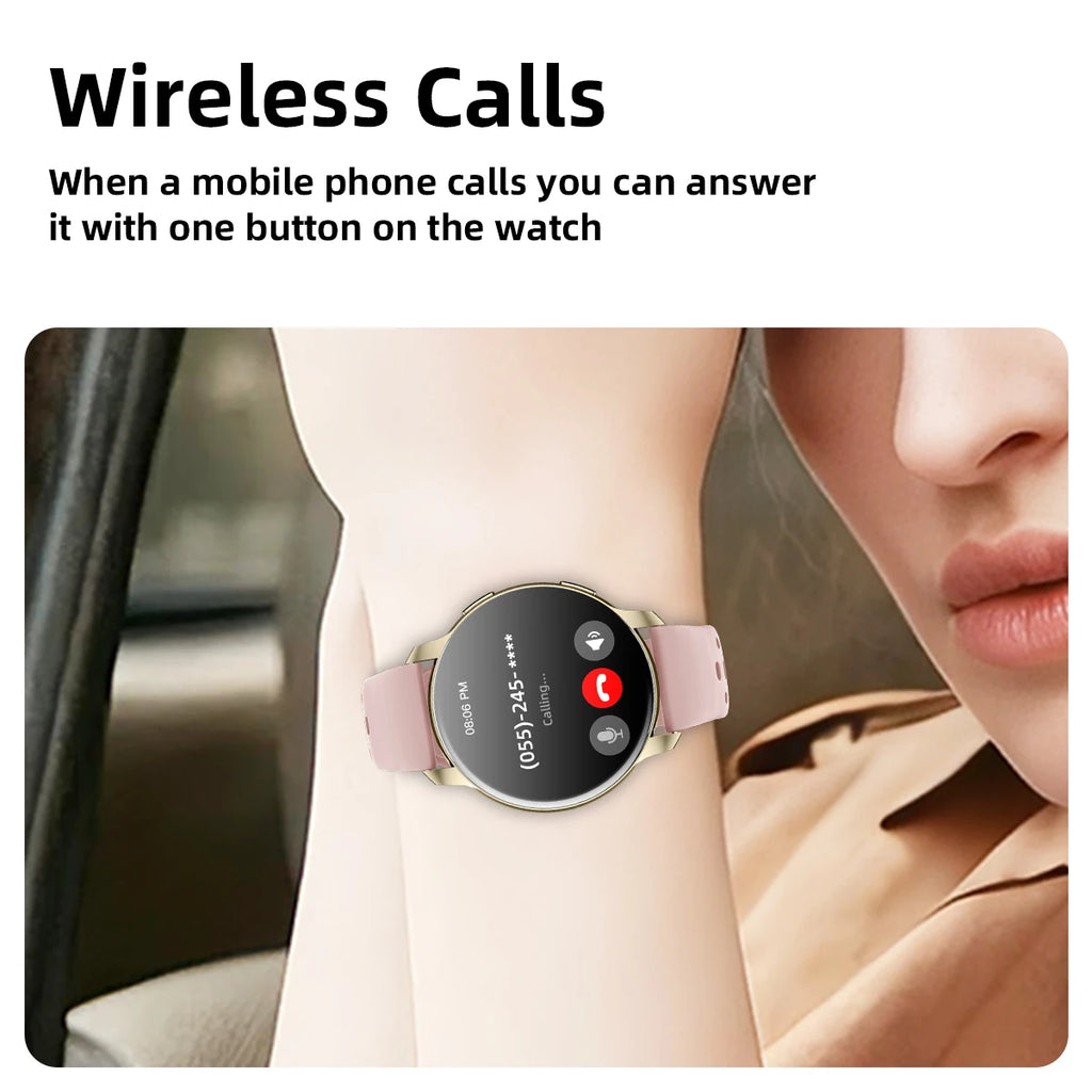 2026 New Smart Watch for Android/IOS 1.46''HD Display Camera Control Wireless Phone Call Voice Answer Christmas Gift Men Women