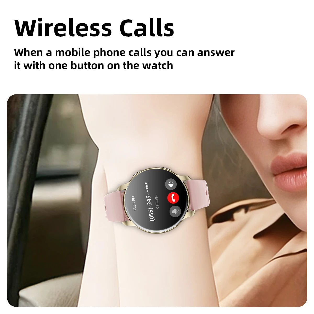 2026 New Smart Watch for Android/IOS 1.46''HD Display Camera Control Wireless Phone Call Voice Answer Christmas Gift Men Women