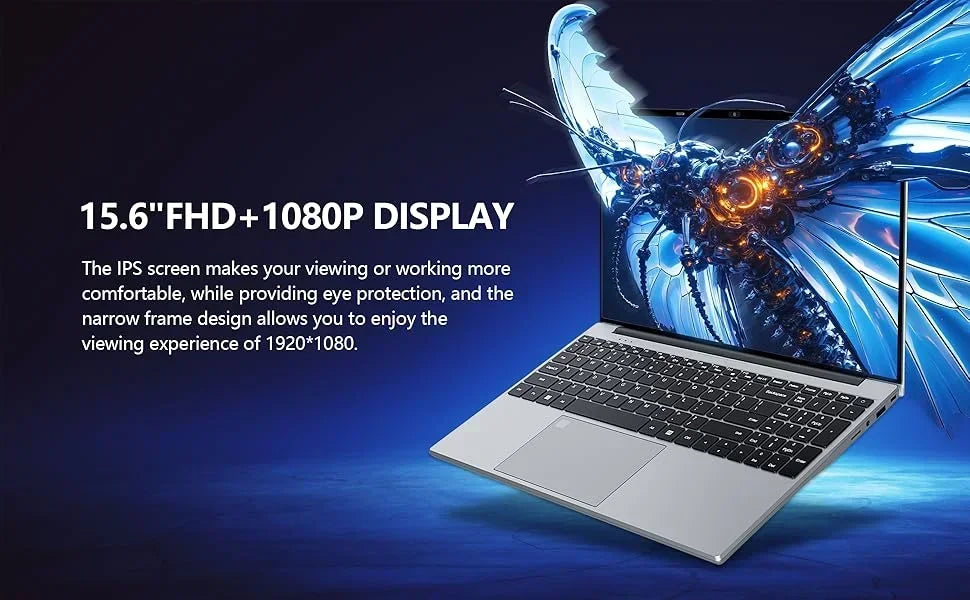 New Ultra Slim Windows 11 Pro 15.6' Laptop Intel I9-9900 32GB RAM 2TB SSD Gaming Office Study Computer PC, Reliable