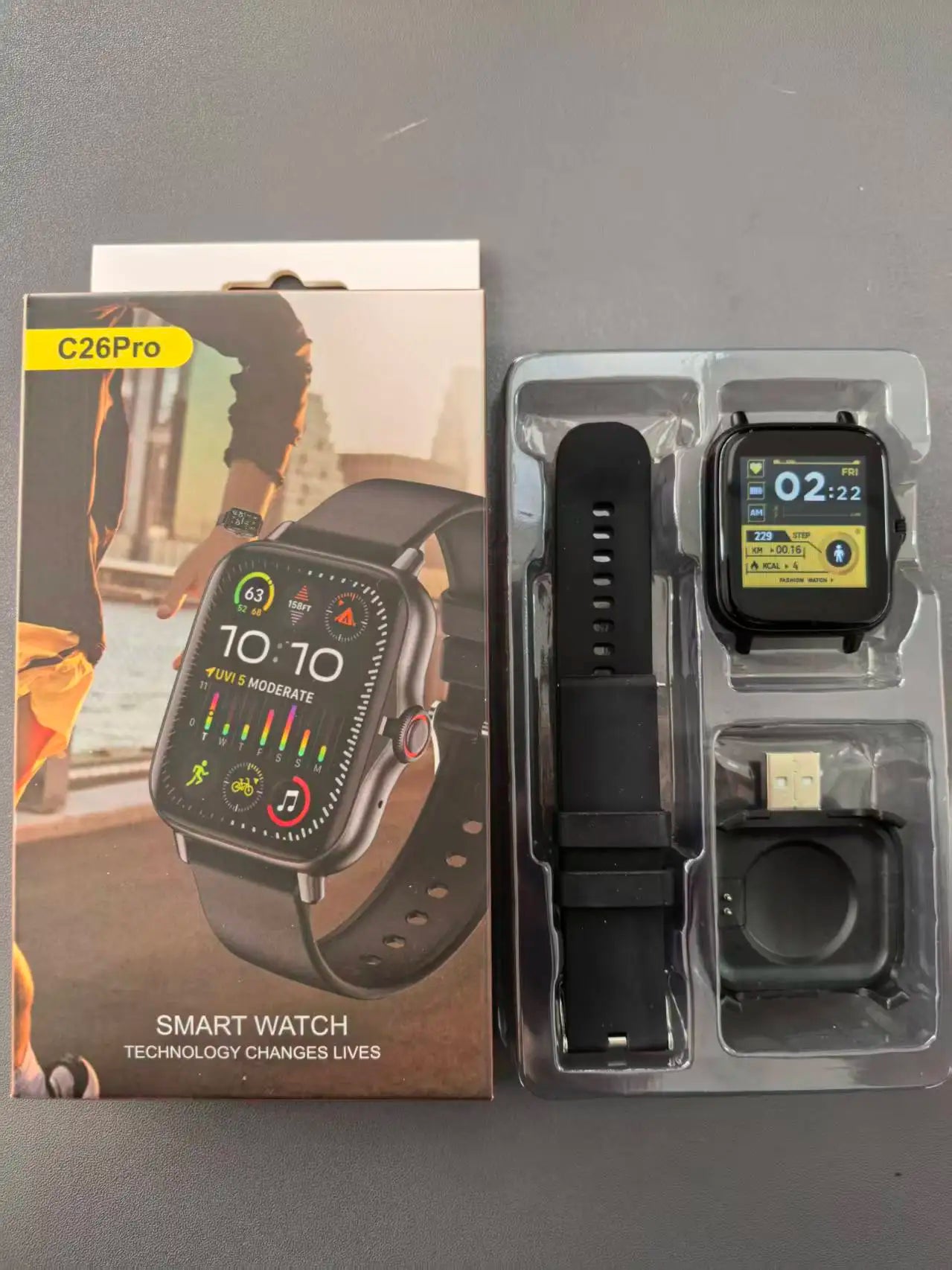 Smart Watch Android Phone 1.44''Inch Color Screen Bluetooth Call Smart Watch Women Men