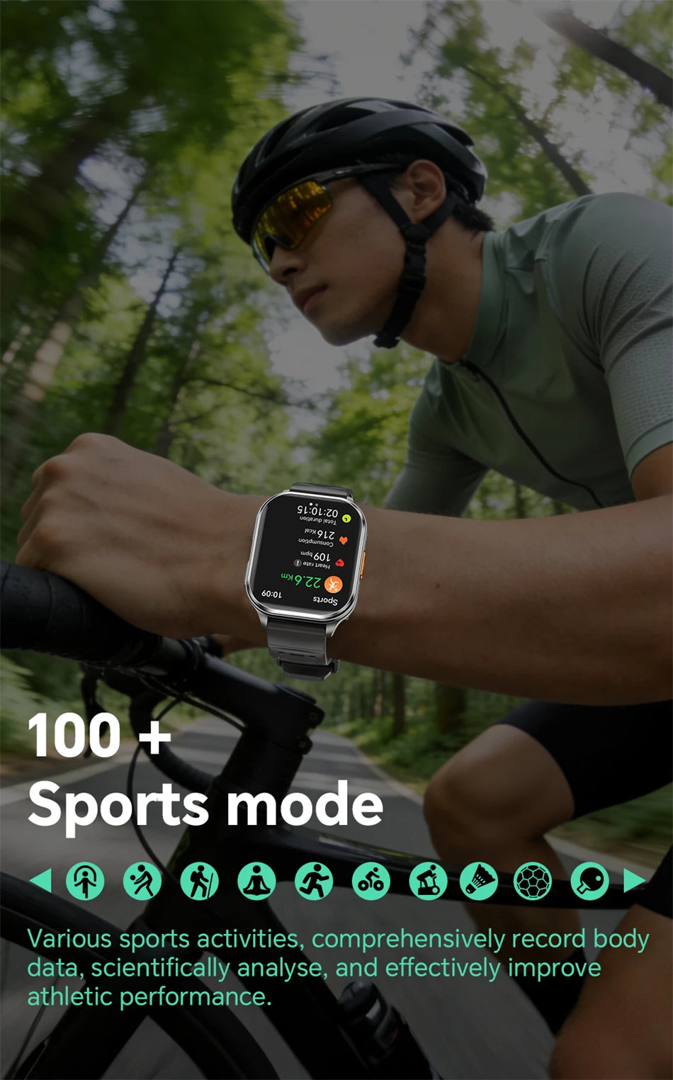 New Smartwatch Men Women Camera Take Photos Record Video Health Monitor Sports Fitness Waterproof Flashlight Call Smart Watches
