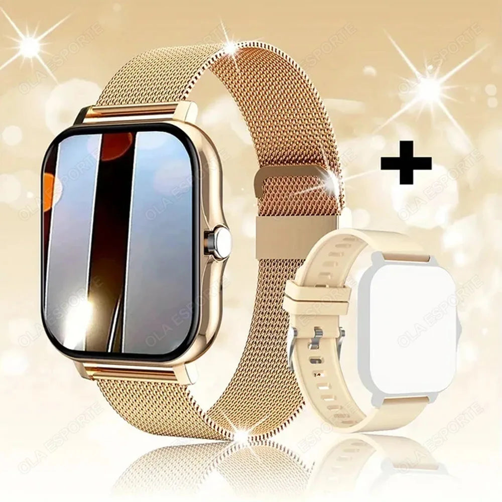 Latest Upgraded Fashion Design Smart Watch 1.83-inch Full-Screen Sports Smartwatch for Men and Women, Wireless Calling New Hw12