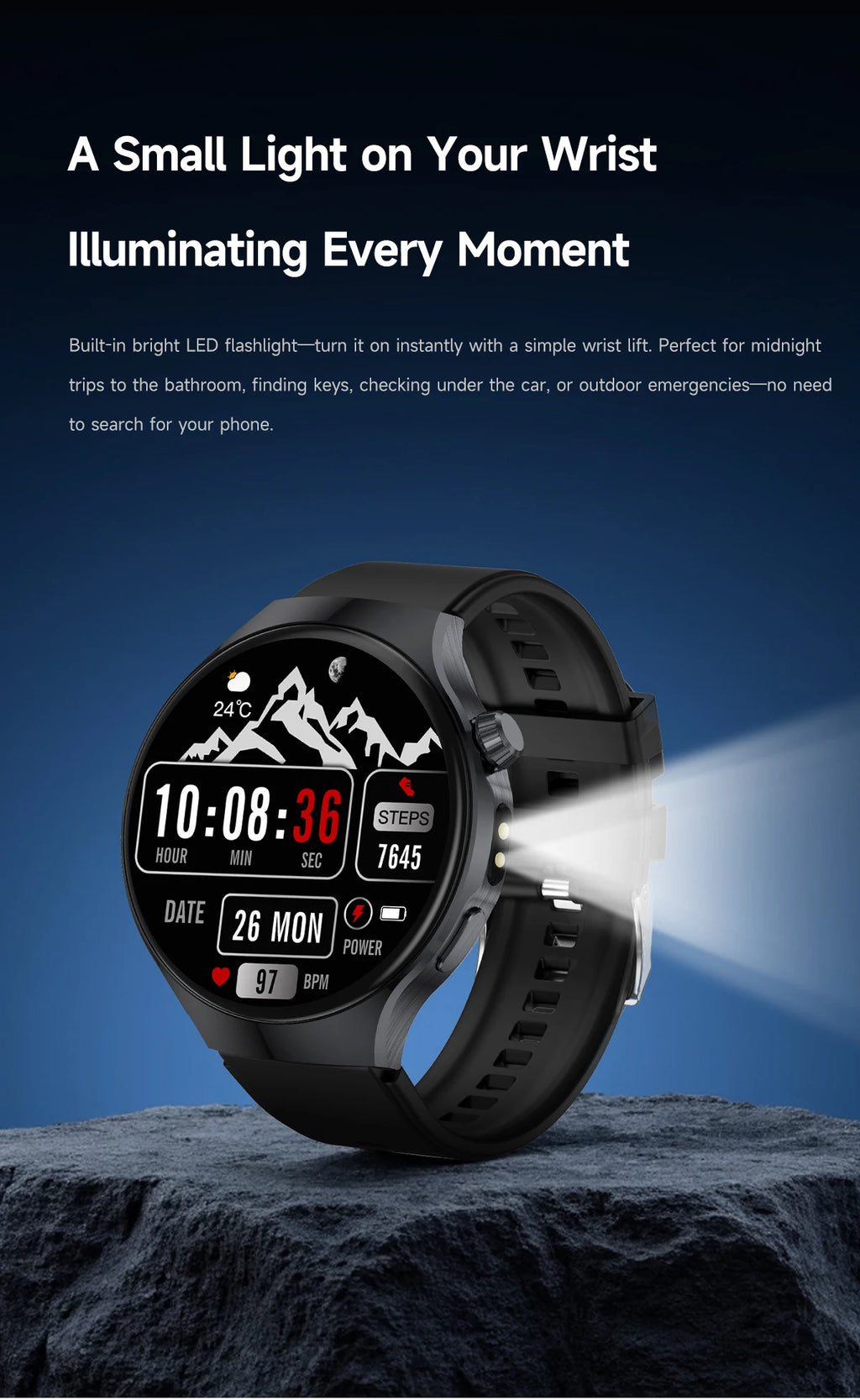 New Smartwatch 2026-1.7-Inch HD Screen, 1000 Mah Battery, Information Alert Function, Multiple Sports Modes