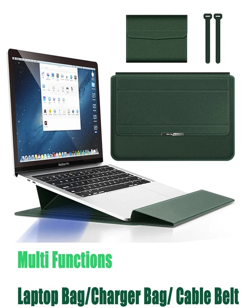 for 14.1 Inch Intel Core I7 7500U 1080P Windows 11 Gaming Laptop Sleeve Notebook Bag Computer PC Holder Charger Pouch Cable Belt