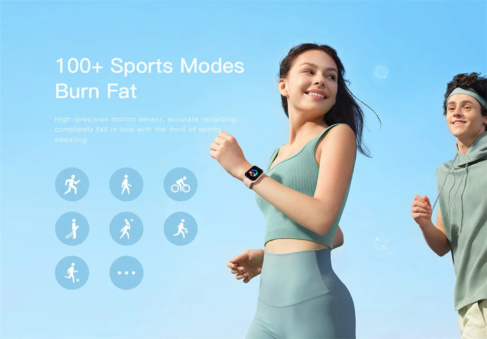 2025 New Smart Watch For Men Women Gift Full Touch Screen Sports Fitness Watches Bluetooth Call Smartwatch Woman For Andriod&IOS