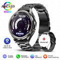 2025 New Smart Watch 6 Men's Outdoor Sports 100+ Sport Modes IP68 Waterproof Watch AMOELD HD Screen Smartwatch Android IOS