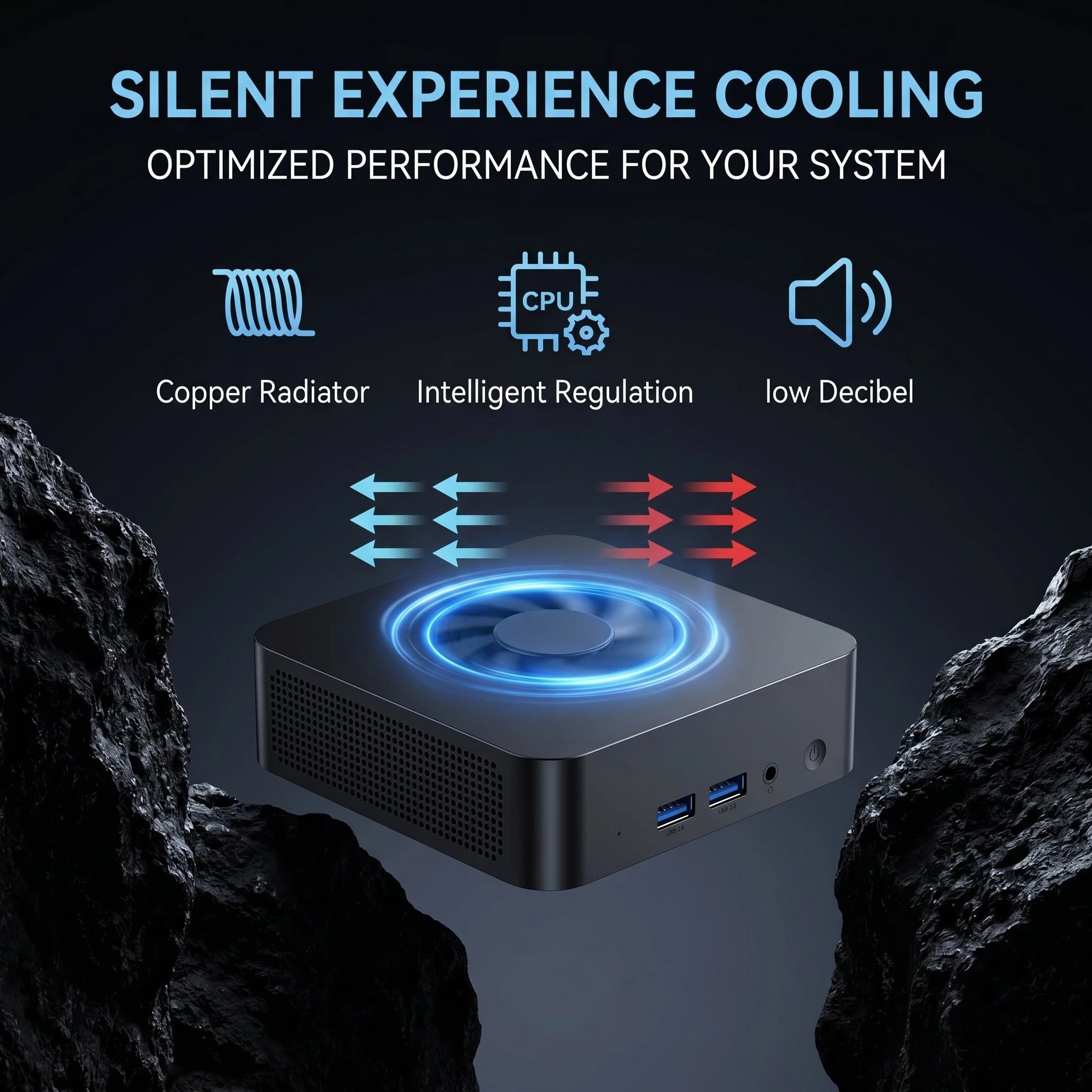 NEW Mini PC Gamer Computer Intel Core i7-8650U 32GB RAM 1/2TB SSD FHD Bluetooth WiFi6 TYPE-C Windows 11 Gaming Office 4K HDMI