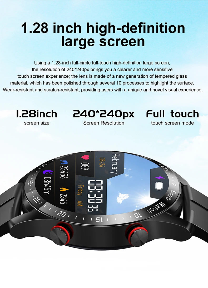 2026 New Electronic Smartwatch Waterproof Sports Watch Wrist Smart Watches for Man Women Fitness Tracker Clock for IOS Android
