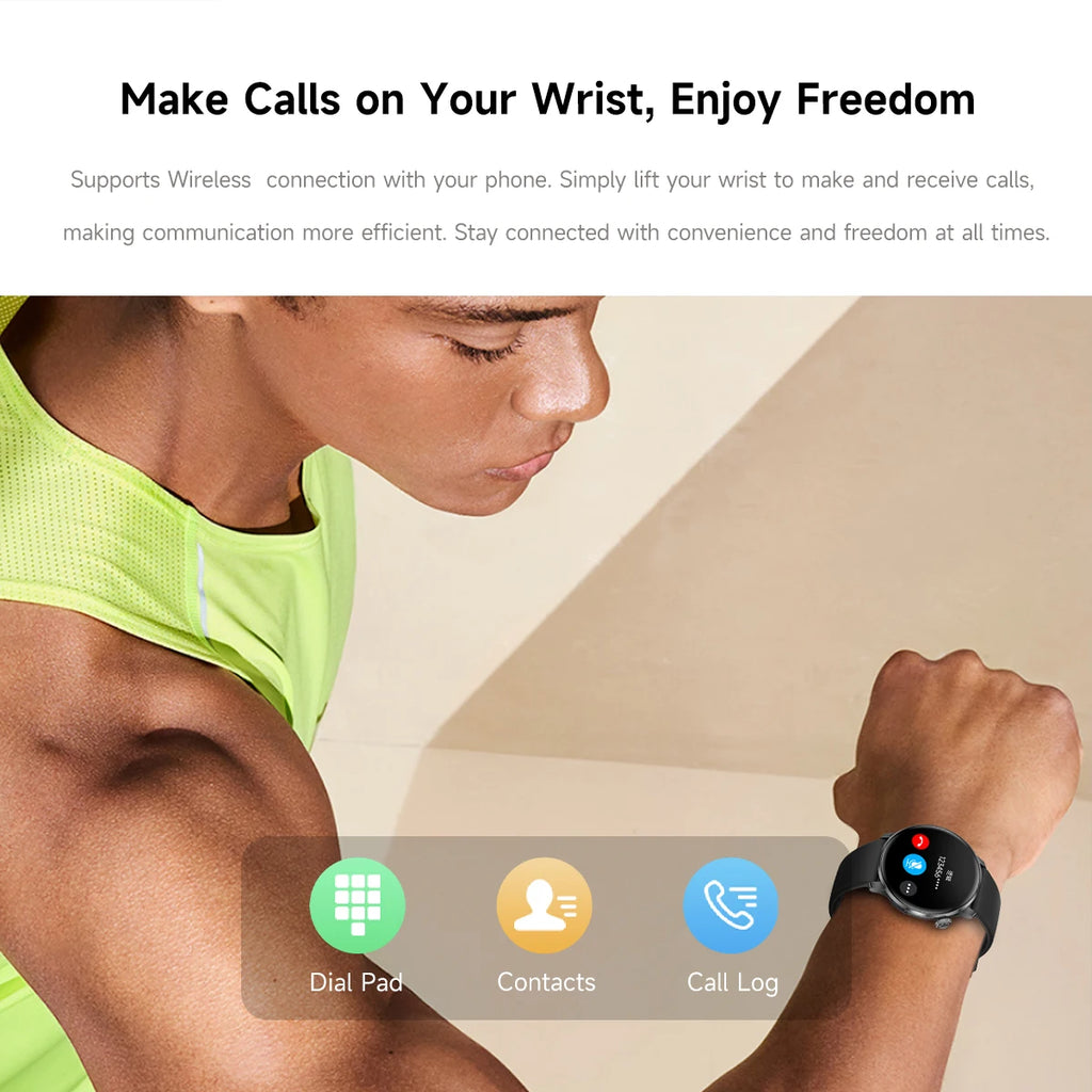 2026 New Smart Watch For Women Gift 1.43 Inch Full Touch Screen Sports Watches 500+Custom Dial Call Waterproof Smartwatch Ladies
