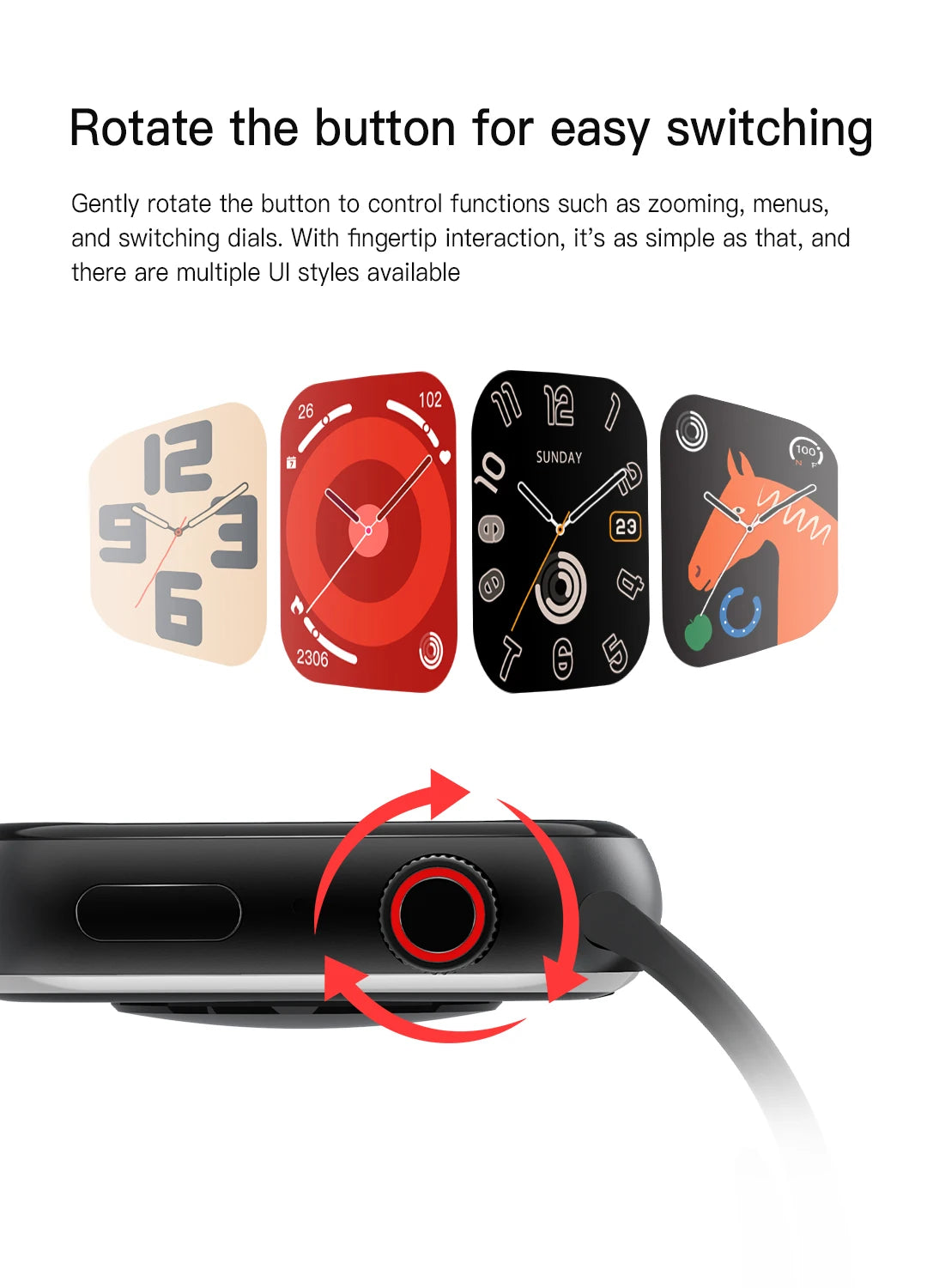 Smart Watch for Men Women Bluetooth Call 24 Hours Heart Rate Sleeping Monitor Music Play Cycling Watch with Calorie Sport  Watch