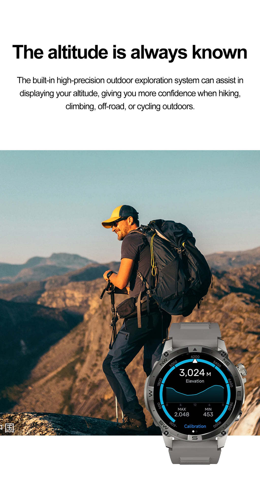 Smart Watch 2026 For Android IOS GPS Compass Sports Smart Watches For Man Women HD AMOLED Bluetooth Call Waterproof Smartwatch