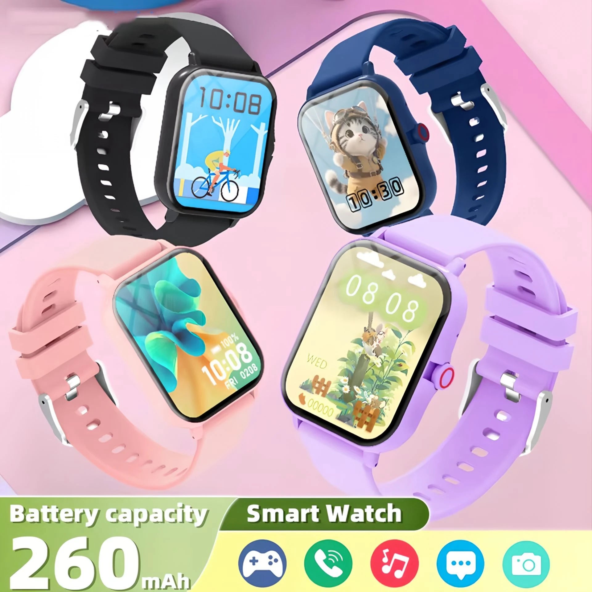 2026 New Smart Watch, Wireless Call/Dial, Multiple APP Reminders, Men and Women, Sports Watches, Compatible With IPhone/Andriod