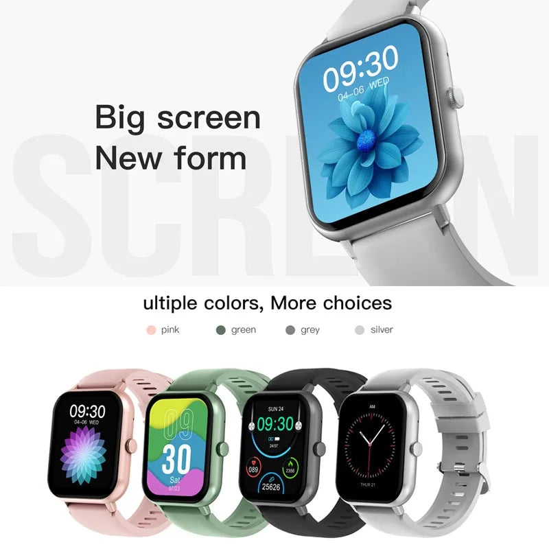 2025 New Smart Watch For Men Women Gift Full Touch Screen Sports Fitness Watches Bluetooth Call Smartwatch Woman For Andriod&IOS