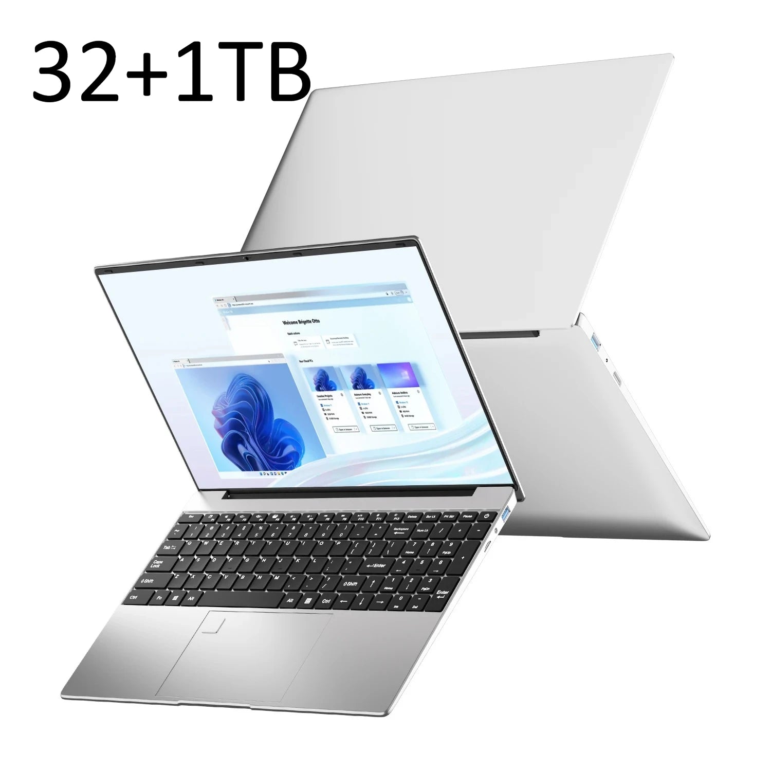 New 15.6" Laptop Intel Core i9-9900 32GB RAM 2TB SSD Gaming PC Ultra Slim Office Study Computer PC Windows 11 Pro 1920*1080 HD