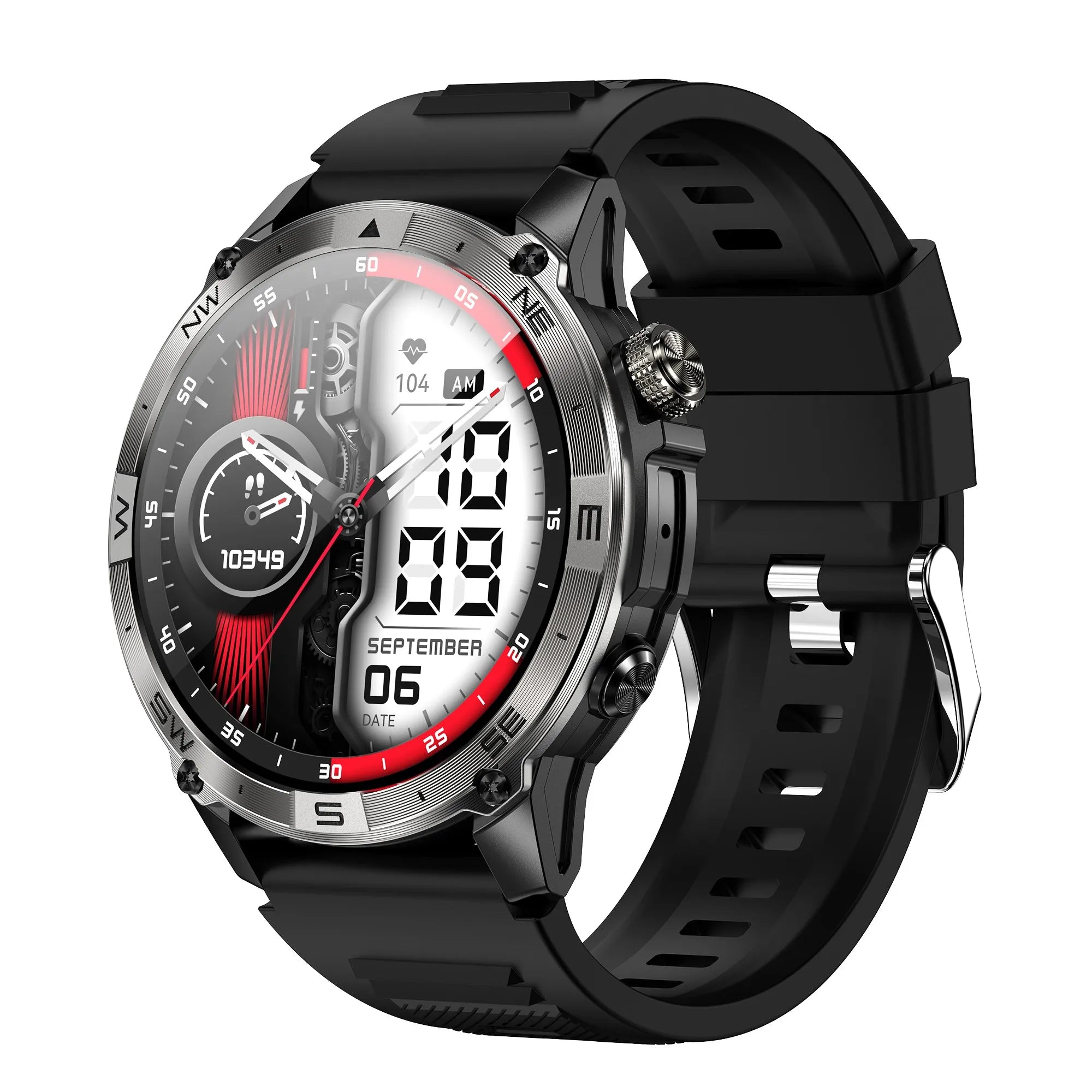 Smart Watch 2026 For Android IOS GPS Compass Sports Smart Watches For Man Women HD AMOLED Bluetooth Call Waterproof Smartwatch