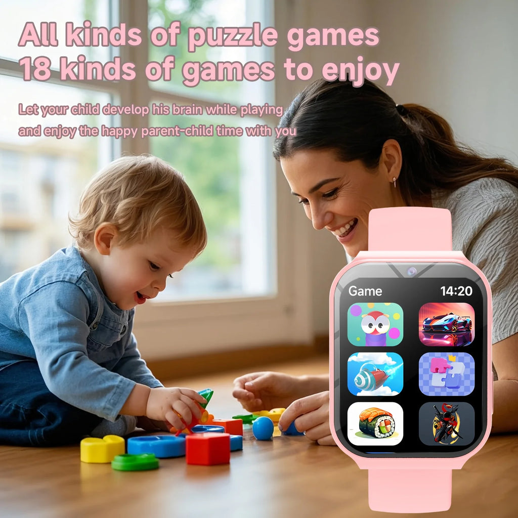 Youngsters's Smart Watch with,Built-in Multiple Brain Games, LED Flashlight, Camera, Calculator, and Other Practical Tools,