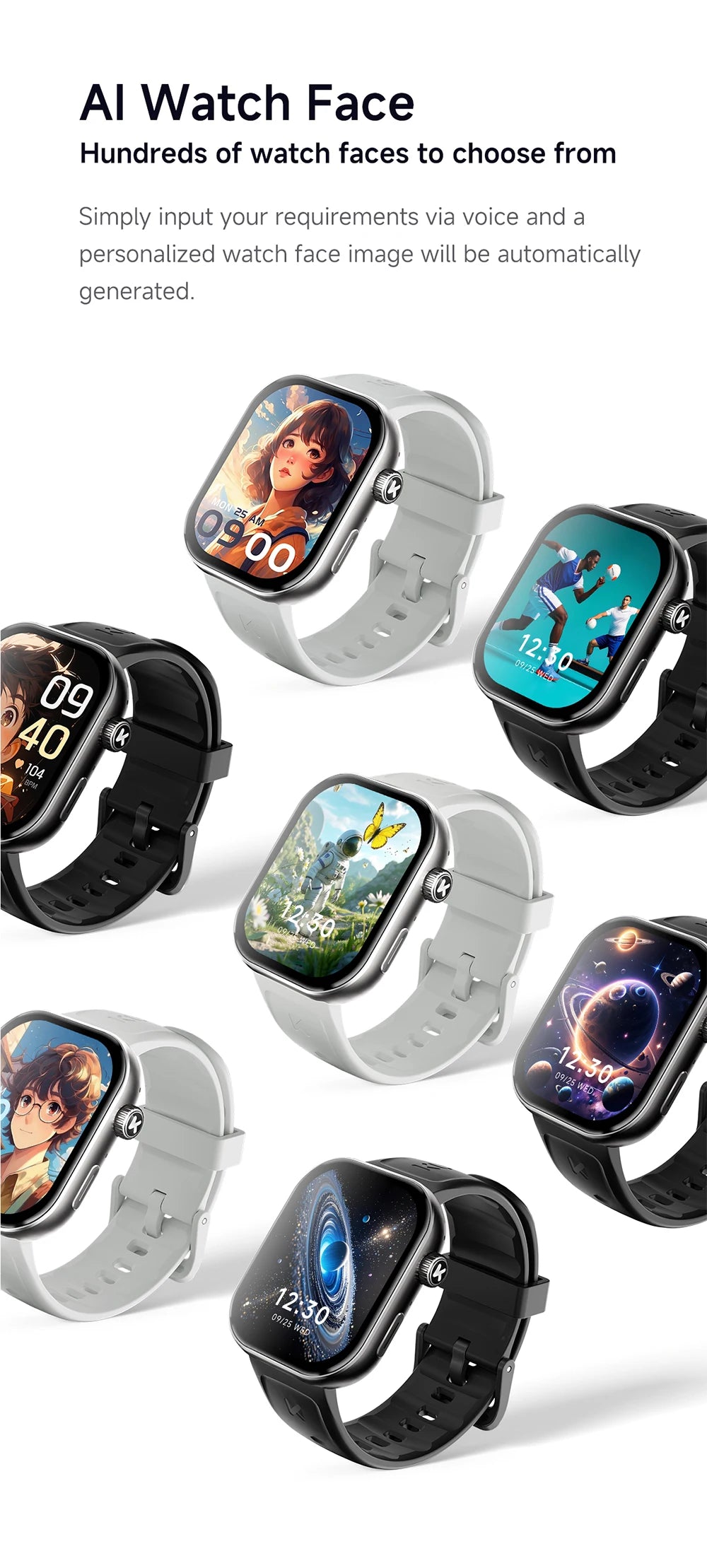 Original KUMI KU7 Meta & Plus Smart Watch