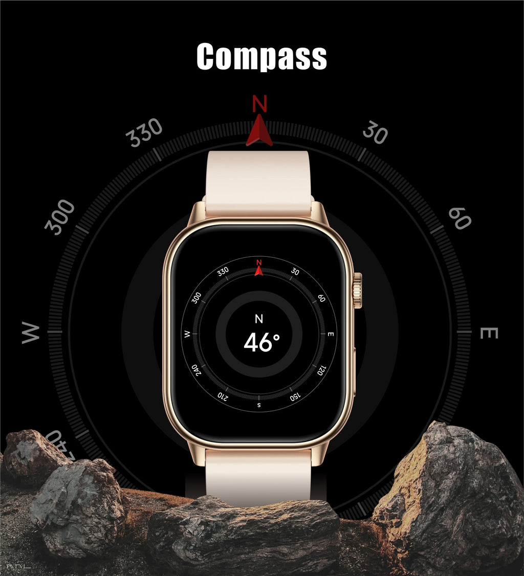 New Smart Watch for Men and Women HD AMOLED Screen Heart Rate Bluetooth Call GPS Tracking IP67 Waterproof Sports Smart Watch