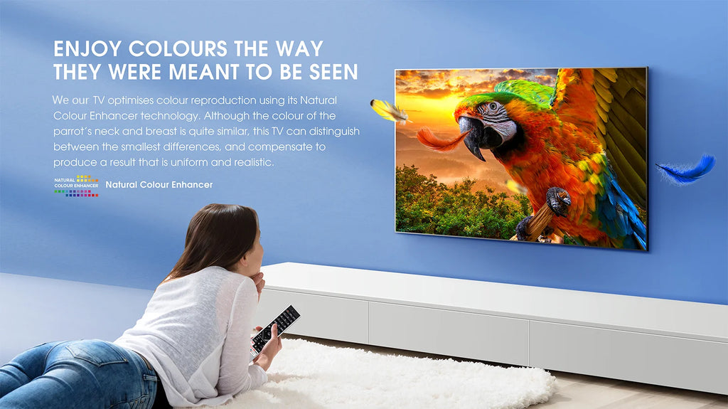 32 Inch LCD Smart TV Flat Panel Supports Wired and Wireless Network Connections and Live TV Installation Applications