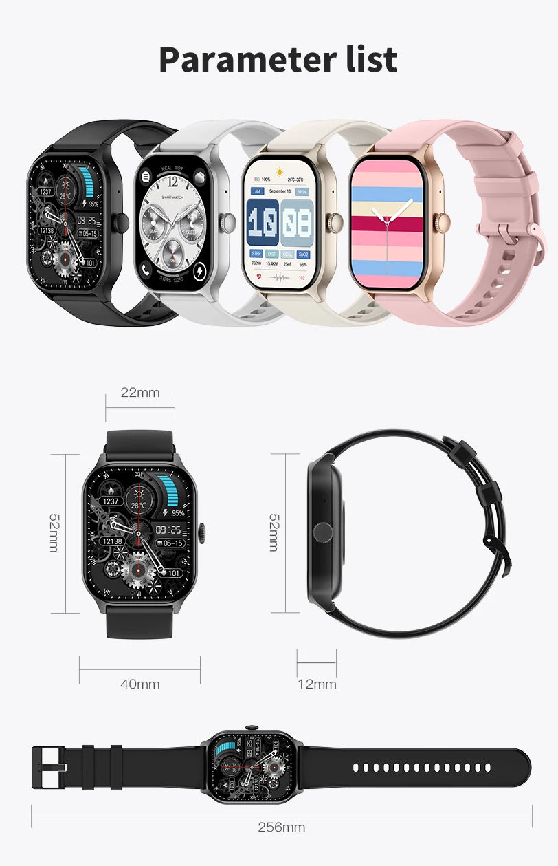 2026 New Smart Watch Diagnosis Blood Lipids Uric Acid Blood Pressure Smartwatch Men ECG+HRV Voice Bluetooth Call Health watch