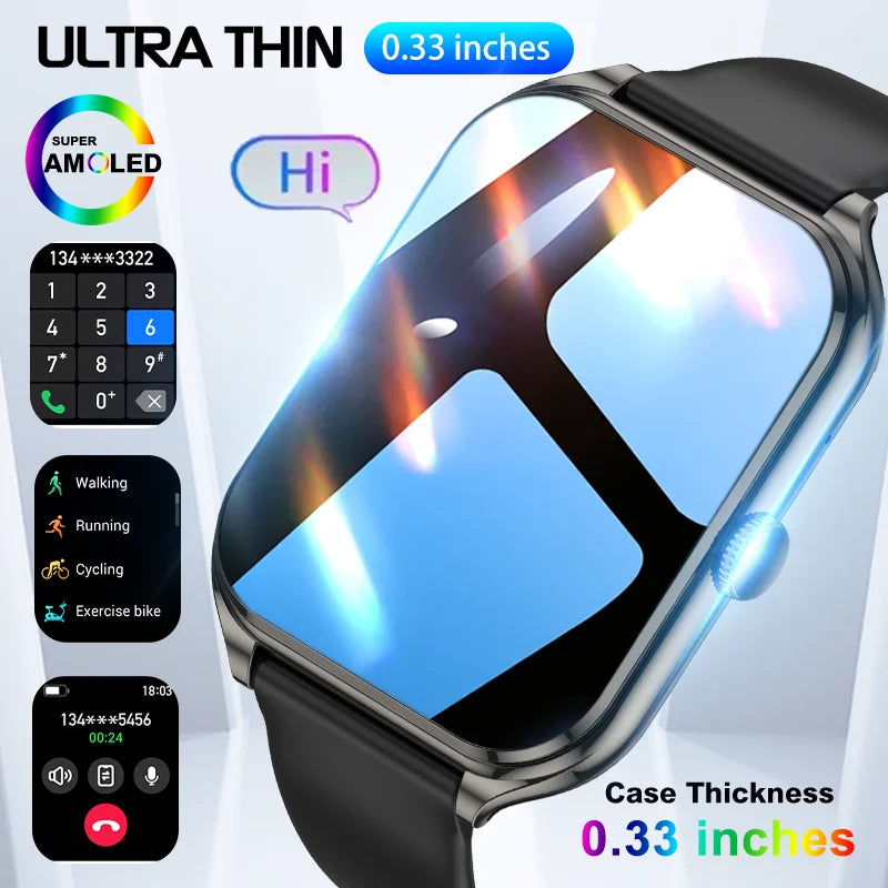 2026 1.95-inch Ultra Smart Watch For Men Women 300mAh High Capacity Battery Outdoor Sports Fitness Health Monitoring Smartwatch