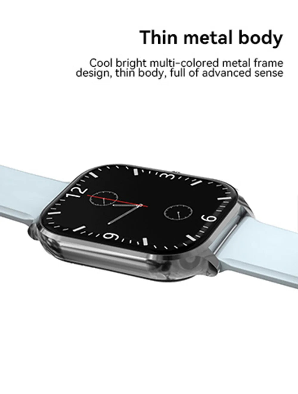 2026 New Smart Watch For Android IOS 2.01Inch Color Screen Bluetooth Call Blood Oxygen/Pressure Monitoring Smart Watch Women Men