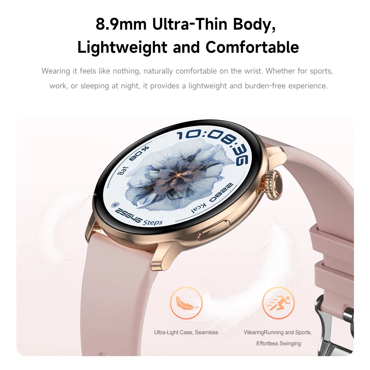 2026 New Smart Watch For Women Gift 1.43 Inch Full Touch Screen Sports Watches 500+Custom Dial Call Waterproof Smartwatch Ladies