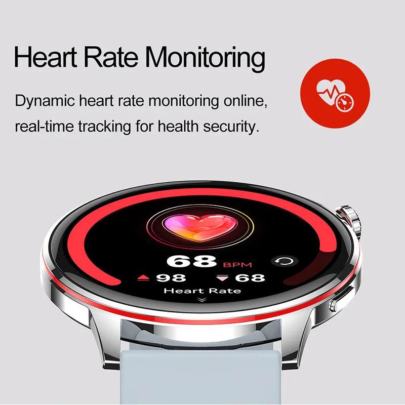 2026 Smart Fashion Watch 1.43'' 100+ Sports Mode Information Push Voice Assistant IP68 Waterproof Custom Watch Face Smart Watch