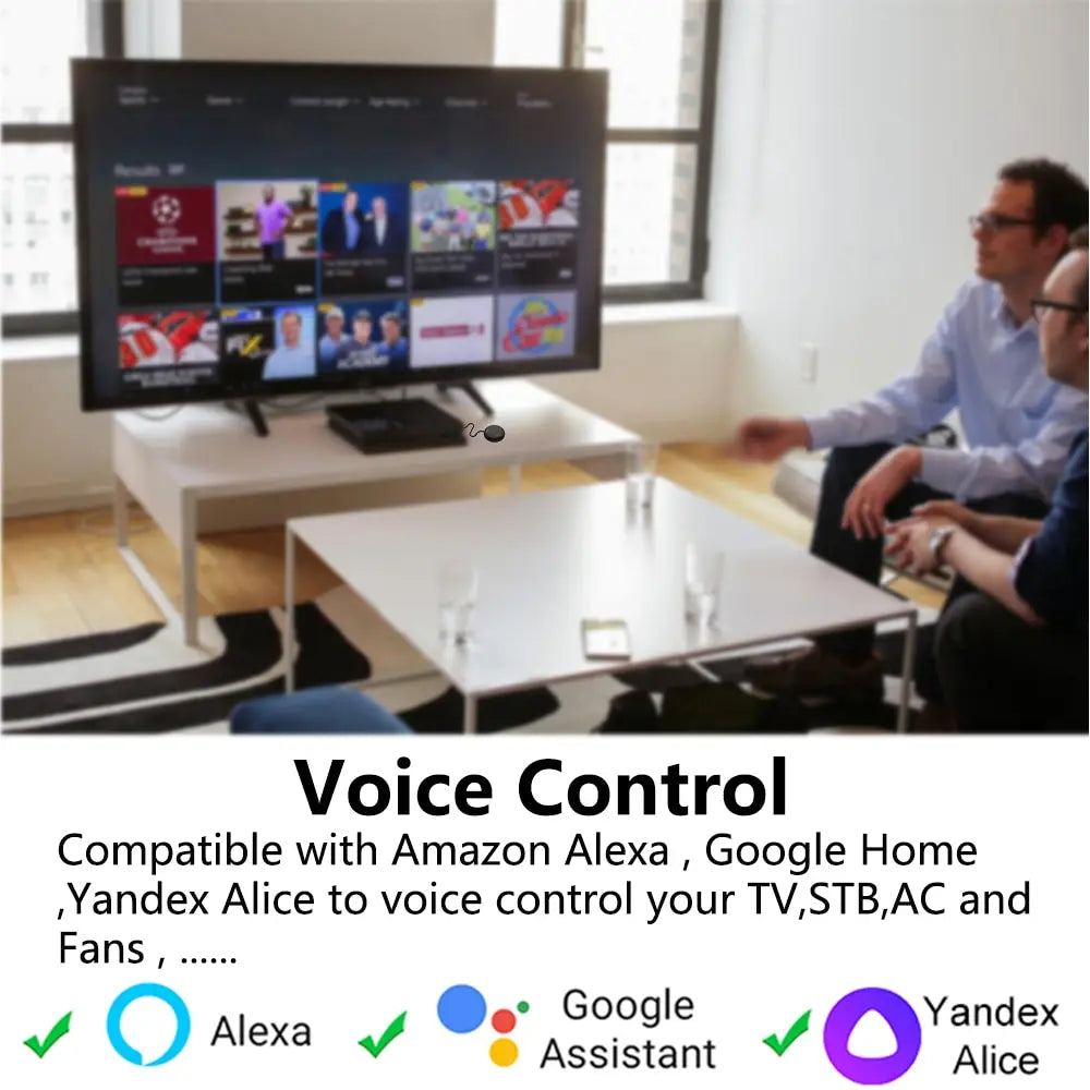 Smart IR Remote Control For TV Air Conditioner Devices Smart Home Automation Gear Automation Gear Controls TV Air Conditioner