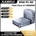 KAMRUI Mini PC Intel i7-14650HX 16Cores 32GB DDR4 1TB SSD 5.2GHz Mini Desktop Computer Wifi6E 4K@60Hz Win11pro for Gaming Design