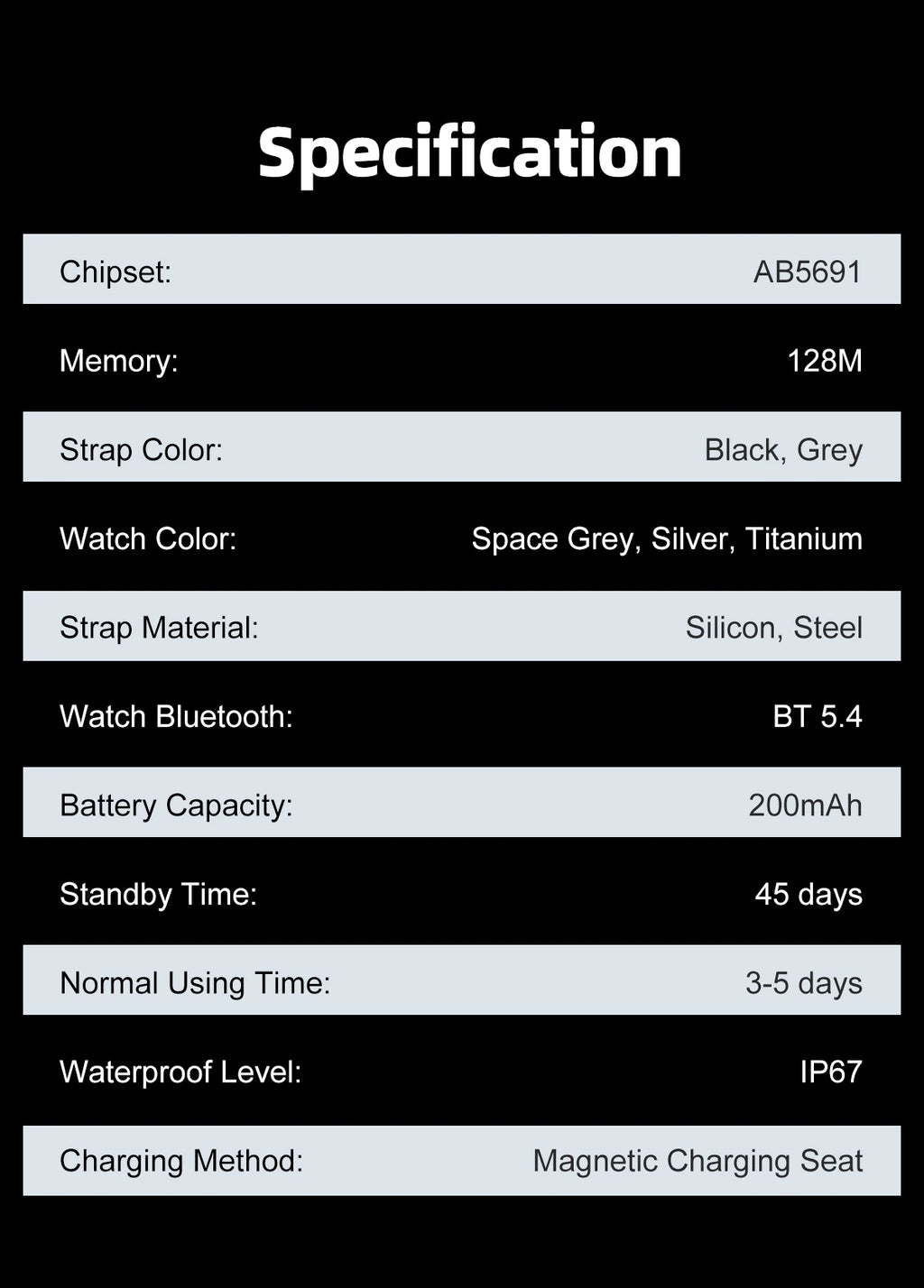 2026 New Smartwatch 1.96 inch Ultra-thin Bluetooth Call Health Monitor IP68 Waterproof 100 Sport Smart Bracelet For  Android iOS